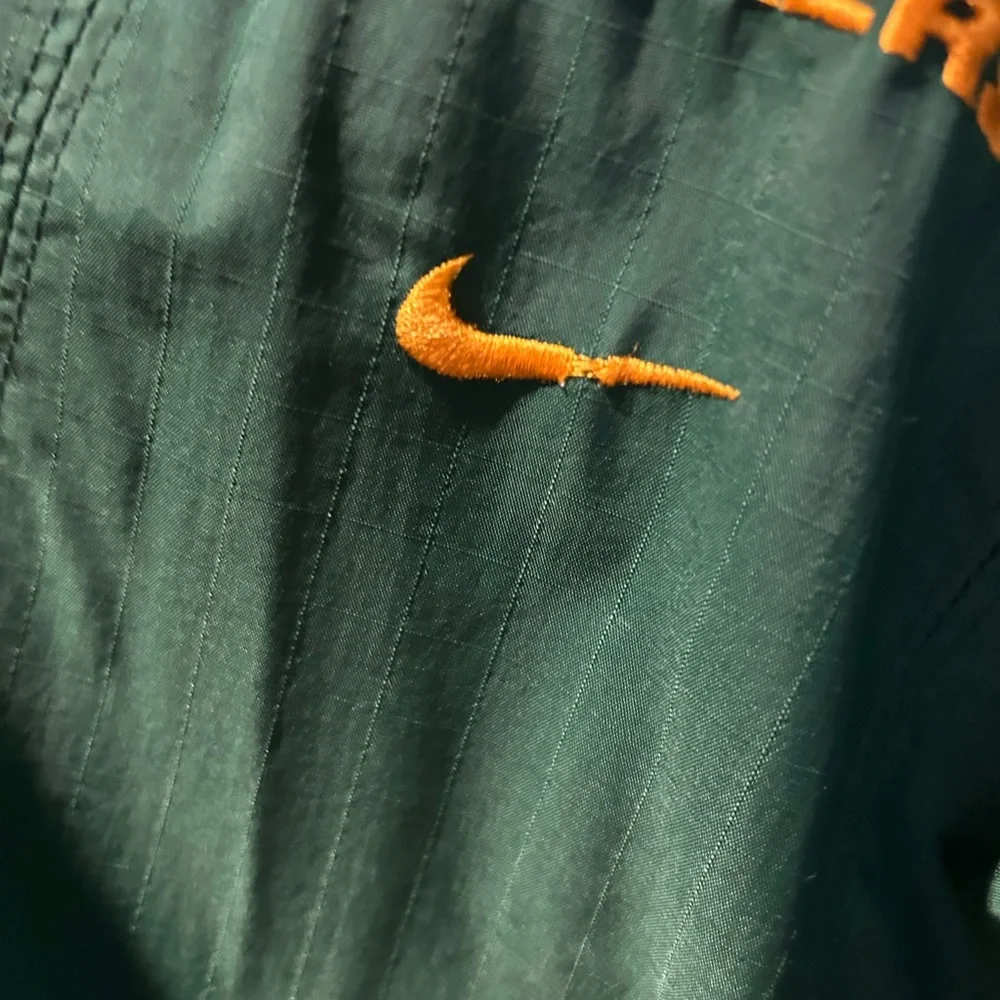 Nike Men's Green Bay Packers Vintage Puffer Jacket Full Zip Green Yellow Size L - Picture 6 of 11